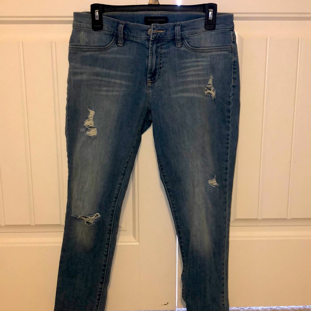 Denim Crop pants Banana Republic